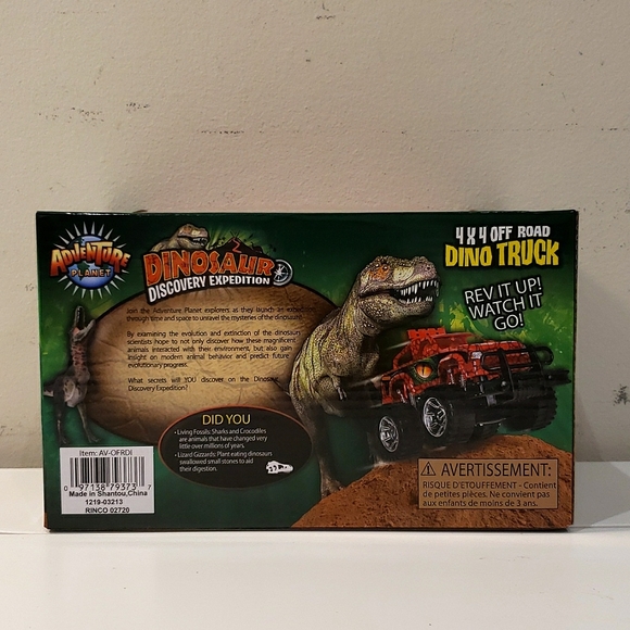 Red 4x4 Off Road DINO TRUCK! - Picture 3 of 4